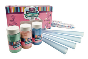 New Nostalgia Electrics FCK800 Flossing Sugar Cotton Candy Kit