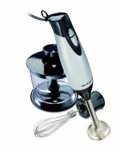 Hamilton Beach 59765 2-Speed Hand Blender With Whisk And Chopping Bowl