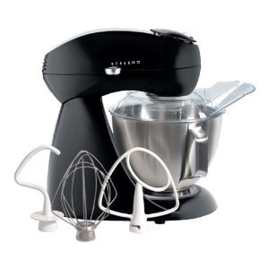 New Hamilton Beach 63227 Eclectrics All-Metal Stand Mixer, Black Licorice