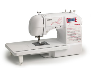 Simplicity Brother SB700T Simply Brilliant 70Stitch Computerized Sewing Quilting Machine, 7x1Step BH, StartStop SpeedLimit ExtTable Threader TopBobbin