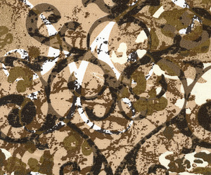 Fabric Finders FF1303 Black/Bronze Print 15 Yd Bolt 9.34 A Yd 100% Cotton 60"
