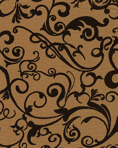 Fabric Finders FF1296 Bronze/Black Print Bolt 9.34 A Yd 100% Cotton 60"