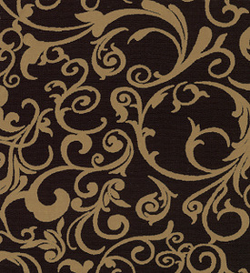 Fabric Finders FF1295 Black/Bronze Print Bolt 9.34 A Yd 100% Cotton 60"