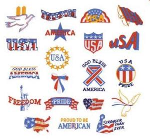 Amazing Designs 9002 American Pride Embroidery Disk