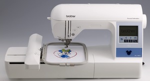 Brother, PE780D, Demo, +5 Hoops, 5x7", 5x12", Embroidery Machine, 14 Extras, $1000+ Values! USB Stick, 170 Designs, 52 Disney, 6 Fonts, 120 Borders, Threader, Trim, 650SPM