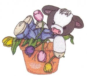Amazing Designs BMCL-MM1 Mary's Moo Moos Collection I Embroidery Card