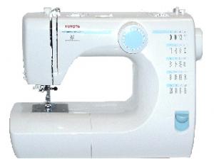 Toyota SE06 20-Stitch, 1-Step Buttonhole Sewing Machine, Video and RCT10 Serge Cutter Attachment