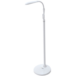 WHITE -StellaSKY FLOOR LAMP, Stella Sky DST002W LED FlexArm Remote Control Floor Stand Lamp Light