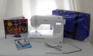 Brother, Project Runway, PC420PRW, Computer, Sewing Machine, +AllStars, Anthony Ryan, Signature, +Book, Pattern, Scissors, Case, 294 Stitch, Threader, Trimmer, Knee Lift