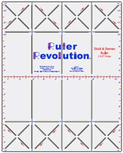 Ruler Revolution MRRSS25 2.5" Sticks and Stonesnohtin Ruler Revolution MRRSS25 2.5" Sticks and Stonesnohtin