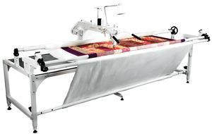 artistic, quilter, aq18, freedom frame, 10 feet, industrial components, stitch regulation, gooseneck lamp, oil, reservoir, resin encoder, protection