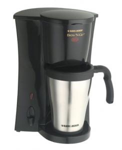 Black & Decker DCM18S Brew ´N Go Deluxe Single Serve Coffee Maker, Permanent Filter, On Light, AutoOff, 15oz 450ml Stainless Steel Insulated Mug & Lidnohtin Black & Decker DCM18S Brew ´N Go Deluxe Single Serve Coffee Maker, Permanent Filter, On Light, AutoOff, 15oz 450ml Stainless Steel Insulated Mug & Lidnohtin