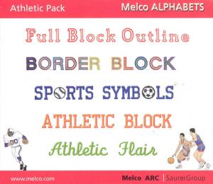 Melco edsIII-IV Alphabets Athletic Pack 16623