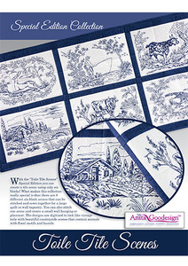 Anita Goodesign 19AGSE Toile Tile Scenes Special Edition Collection CDnohtin Anita Goodesign 19AGSE Toile Tile Scenes Special Edition Collection CDnohtin