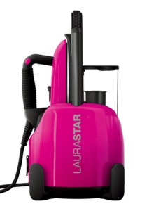 LauraStar LIFT-PINK Pulse Steam Generator Iron 2200W, 3.5Bars, 3Min Heat up, Pinky Pop