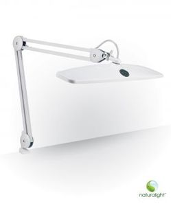 Daylight UN1190 Slim 22" Wide XL Task Lamp Light, 84 LED Bulbs, Dimmer Switchnohtin Daylight UN1190 Slim 22" Wide XL Task Lamp Light, 84 LED Bulbs, Dimmer Switchnohtin