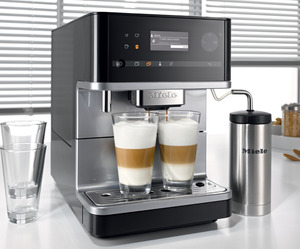 Miele, CM6310, Countertop, Espresso, Cappuccino, Coffee, Whole Bean, Coffee Machine, Cup Warmer, Miele CM5100 Countertop Coffee & Espresso Machine, Automatic, Bean-to-Cup System, Built-in Grinder, Milk Frother, Auto Steam, Cup Warmer - SWITZERLAND