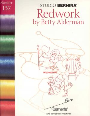 Bernina Deco 137 Redwork by Betty Alderman Embroidery Cards