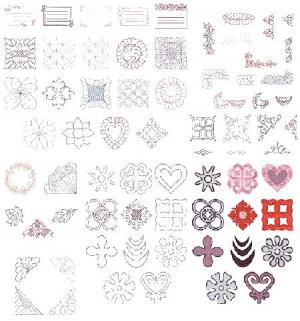 Bernina Deco 131 Outline Quilting by Holice Turnbow Embroidery Card