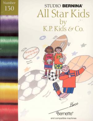 Bernina Deco 130 All Star Kids by K.P. Kids & Co. Embroidery Card