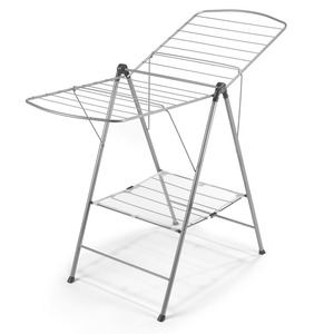 Polder DRY-9030-66 Wing-Arm Drying Rack, folds, flat, garment shelf