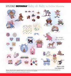 Bernina Deco 145 Baby Oh Baby by Debbie Mumm Embroidery Card