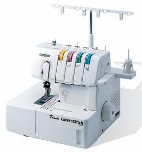 Brother 2340CV 2 or 3-Needle, 3 & 6 mm Best Buy COVERSTITCH-ONLY Machine, Differential Feed, Color Coded Lay In Tensions - FREE 6 Optional Feet