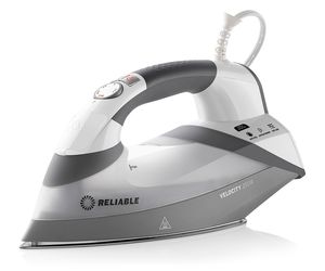 Reliable, Velocity, 200IR, Steam, Iron, auto, bypass, shut, off, anodized aluminum, sole, plate