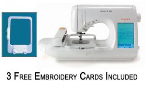 Singer Quantum XL 1000 Best Buy Sewing & 6X10" Embroidery  Machine XL1000, Hoop-It-All Hat Hoop & 3 Free Embroidery Cards