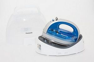 Panasonic NI-WL600A 360° FreeStyle Cordless Steam Iron Blue, 176-392°F, Charging Base Iron Rest and Carrying Case Cover, Bonus Free $10 Dritz Iron Offnohtin Panasonic NI-WL600A 360° FreeStyle Cordless Steam Iron Blue, 176-392°F, Charging Base Iron Rest and Carrying Case Cover, Bonus Free $10 Dritz Iron Offnohtin
