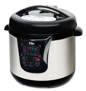 Elite Platinum EPC813 8 Quart Pressure Cooker, Brushed Stainless Steel Housingnohtin Elite Platinum EPC813 8 Quart Pressure Cooker, Brushed Stainless Steel Housingnohtin