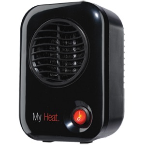 Lasko 100 My Heat Personal Heater - Save-Smart 200 Watts of Warmth - BLACKnohtin