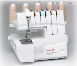 Singer QuantumLock 14T957DC BEST BUY 5.6mm 2/3 Needle Coverstitch, 5-4-3-2-Thread Safety Stitch, Overlock Serger Sewing Machine - 6 Op. Feet.