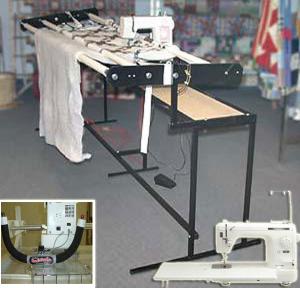Pennywinkle II Quilting Frame with Metal Stand, Juki TL 98Q Quilting Machine, & Handie Handles Combo Quilting System