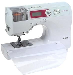 Brother CS 8150 150 Stitch Computer Sewing Machine, Auto Thread Cassette, 10 Buttonholes, 12 Pounds FACTORY SERVICED