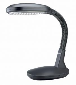Verilux VD01BB1 Happy Eyes Deluxe Graphite Desk Lamp Light, 27 Watts