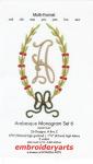 Embroideryarts Arabesque Monogram Set 6 Multi-Formatted Floppy Disk
