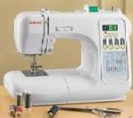 Janome 7061NX 30 Stitch LED Computer Sewing Machine, 6 x 1-Step Buttonholes, Speed Limit, 15 Needle Pos, Up Down Memory, Threader, Top Bobbin,  Drop Feed Dog