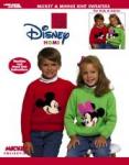 Disney Mickey & Minnie Knit Sweaters Pattern for Machine or Hand Knitting