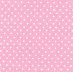 Fabric Finders 15 Yd Bolt 9.99 A Yd 447 Pique 100 percent Pima Cotton 60 inch Pink with White Dot Fabric