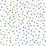 Fabric Finders Fabric Finders 268 15 Yd Bolt 9.99 A Yd Rainbow Dot Pique 100% Pima Cotton 60 inch268 100 percent Pima Cotton 60 inch Rainbow Dot Pique