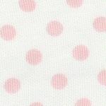 Fabric Finders 15 Yard Bolt 9.94 A YD 173 White with Large Pink Dot Pique 100% Pima Cotton 60 inch