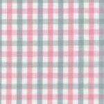 Fabric Finders 15 Yd Bolt 9.34 A Yd T38 Pink, White and Gray Gingham Plaid 100% Pima Cotton 60 inch