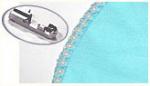 Juki Home Serger Snap-on Curved Pearl Foot A9511 634 0A0