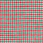 Fabric Finders 15 Yard Bolt 9.34 A Yd 271 Red And Green Brushed Houndstooth 100% Cotton 60"
