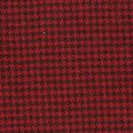 Fabric Finders 15 Yard Bolt 9.34 A Yd 336 Red And Black Brushed Houndstooth 100% Cotton 60"