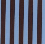 Fabric Finders15Yard Bolt 9.34 A Yd 456 Twill100%Pima Cotton Blue /Black Stripe Fabric Material60"