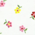 Fabric Finders 15 Yd Bolt 9.34 A Yd #46 White with Floral Patterns 100% Cotton 60"