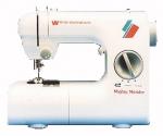 White W100 Mighty Mender Best Buy  4 Pound Straight/Reverse Lockstitch Sewing Machine, Adaptor & Foot Control