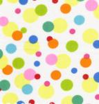 Fabric Finders 15 Yd Bolt 9.34 A Yd #770 Multi-Colored Circles100% Pima Cotton Fabric